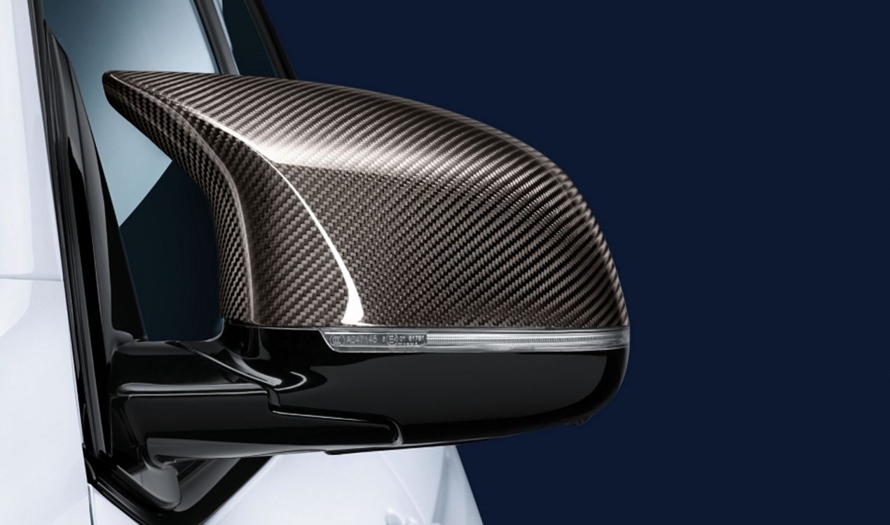 قاب آینه چپ فیبر کربن BMW سری X3 و X4 و X5 اتاق F